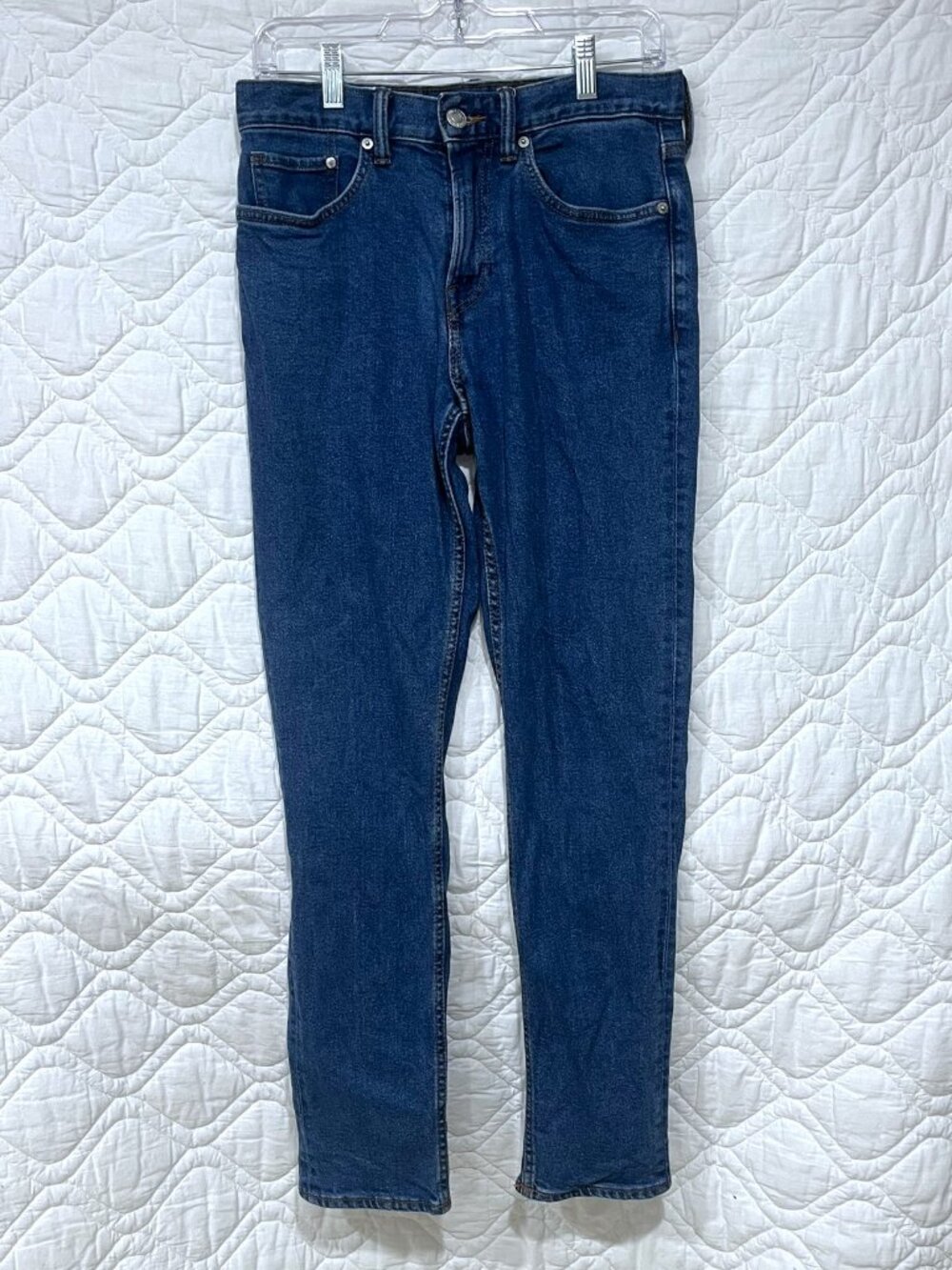 H&M Women’s Denim Blue Jeans - Straight Leg Slim Fit – Size 29/32